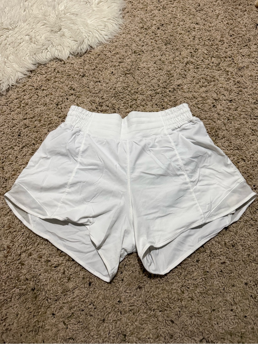 lululemon athletica White Women's Athletic Shorts - Lightweight Runner Style